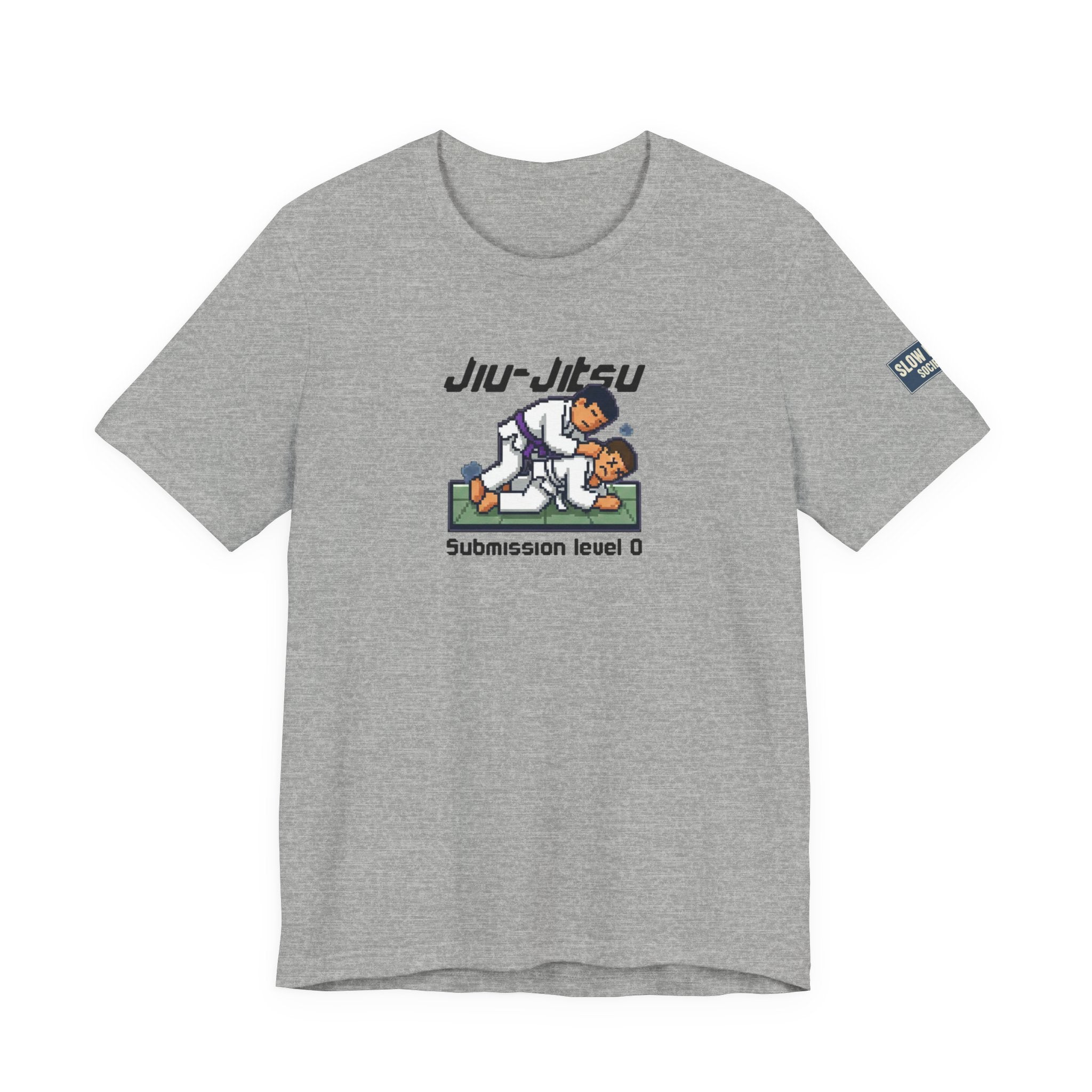 Jiu-Jitsu T-Shirt — "Submission Level 0" 8Bit Gaming Humor Tee