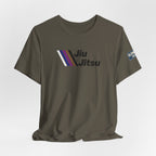Jiu Jitsu Stripes Tee — Retro Martial Arts T‑Shirt
