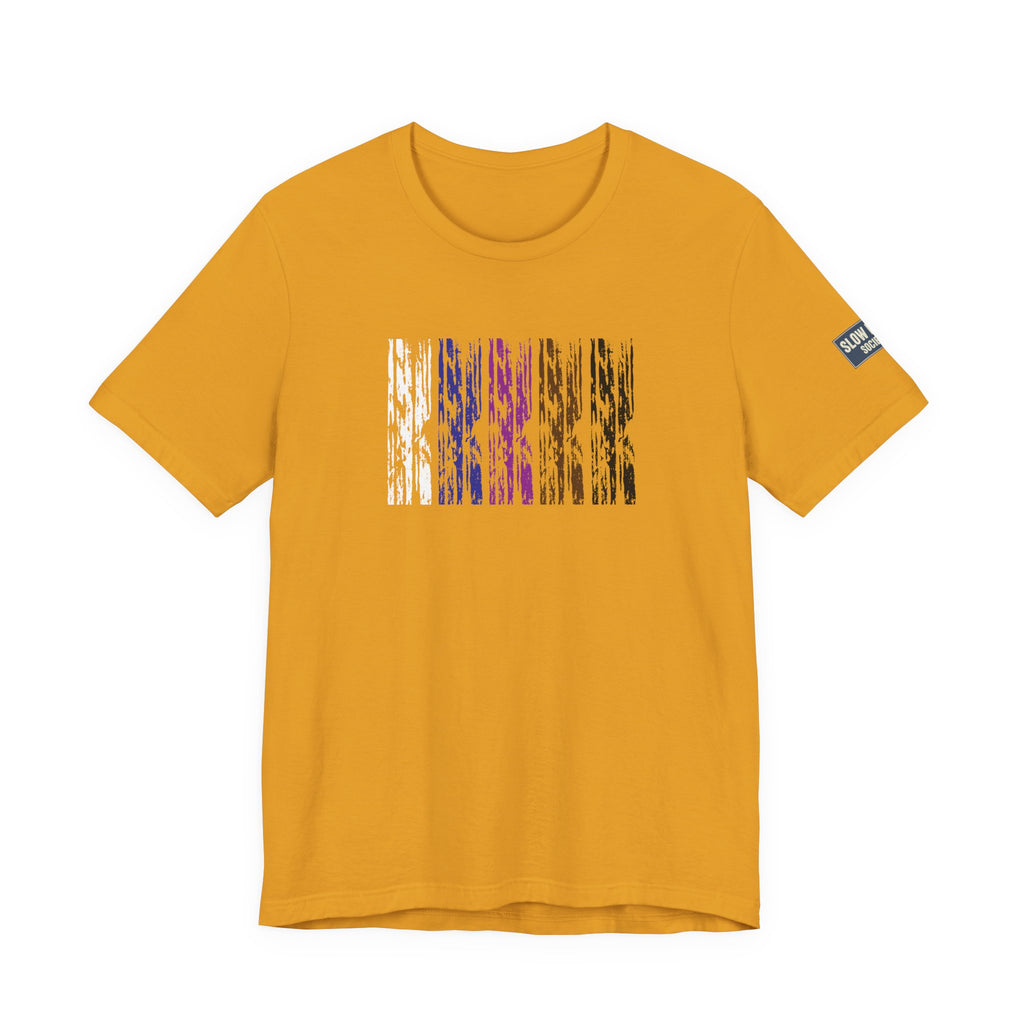 Jiu Jitsu Belt Rank Tee — BJJ Belt Color Barcode Design