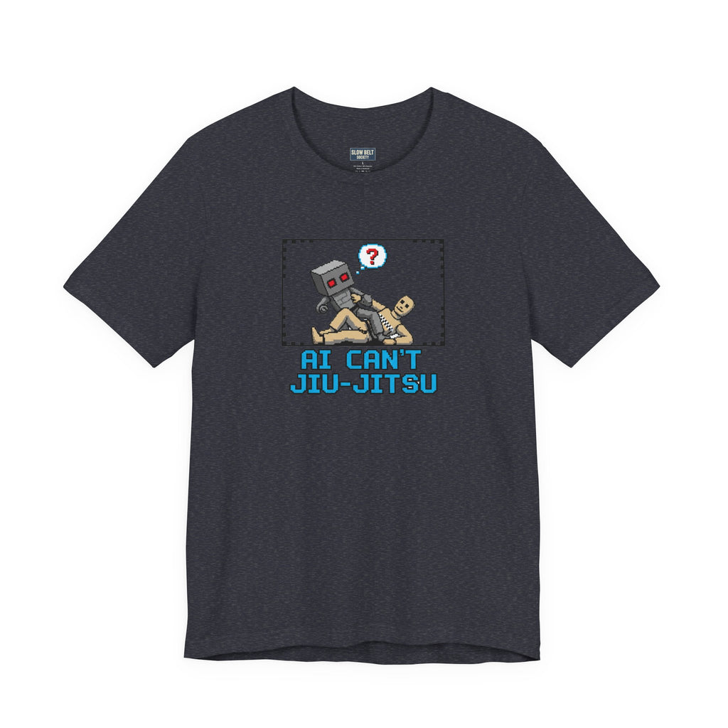 Jiu-Jitsu Robot Graphic Tee — "AI Can't Jiu-Jitsu"