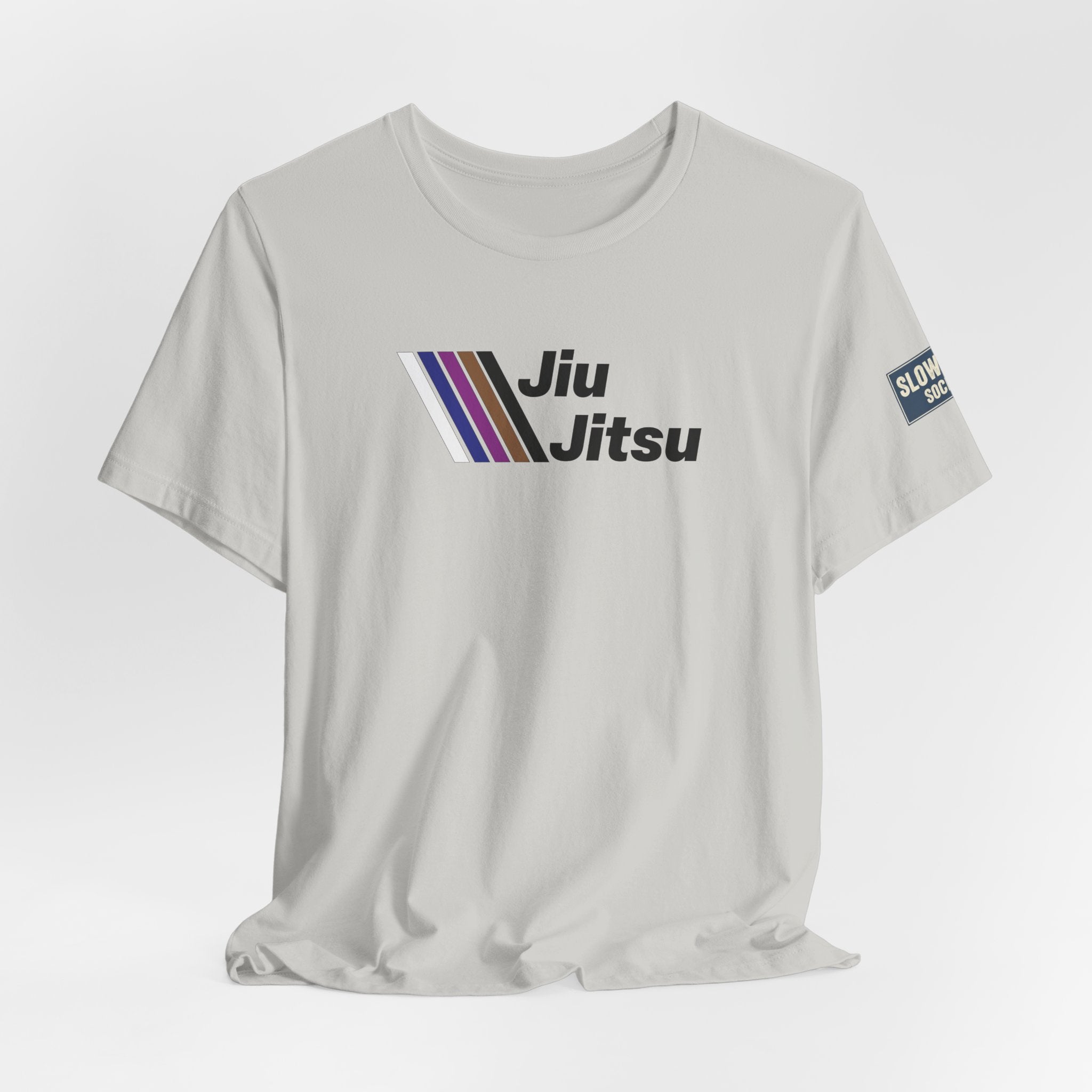 Jiu Jitsu Stripes Tee — Retro Martial Arts T‑Shirt