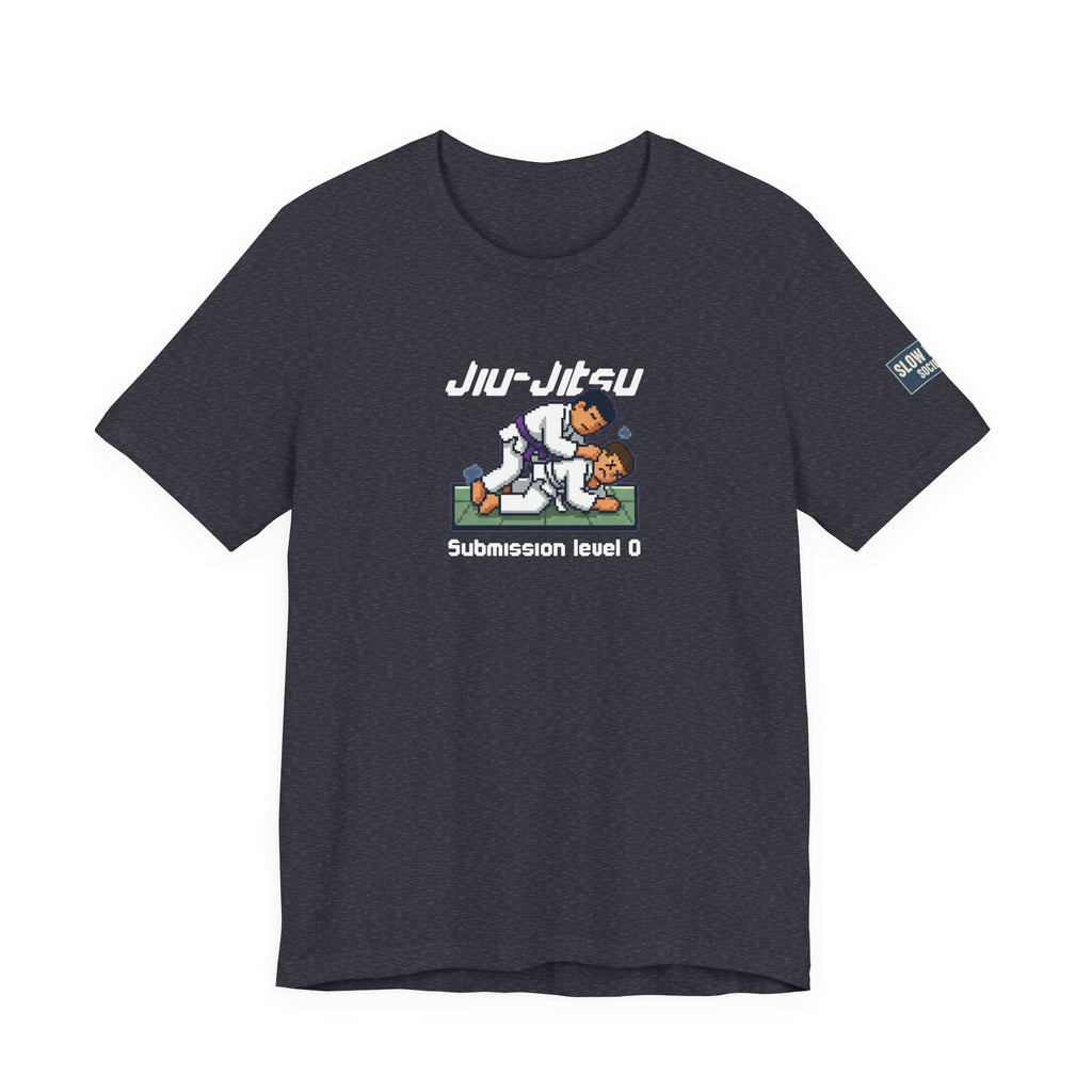Jiu-Jitsu Graphic Tee – "Submission Level 0" Casual Martial Arts Shirt