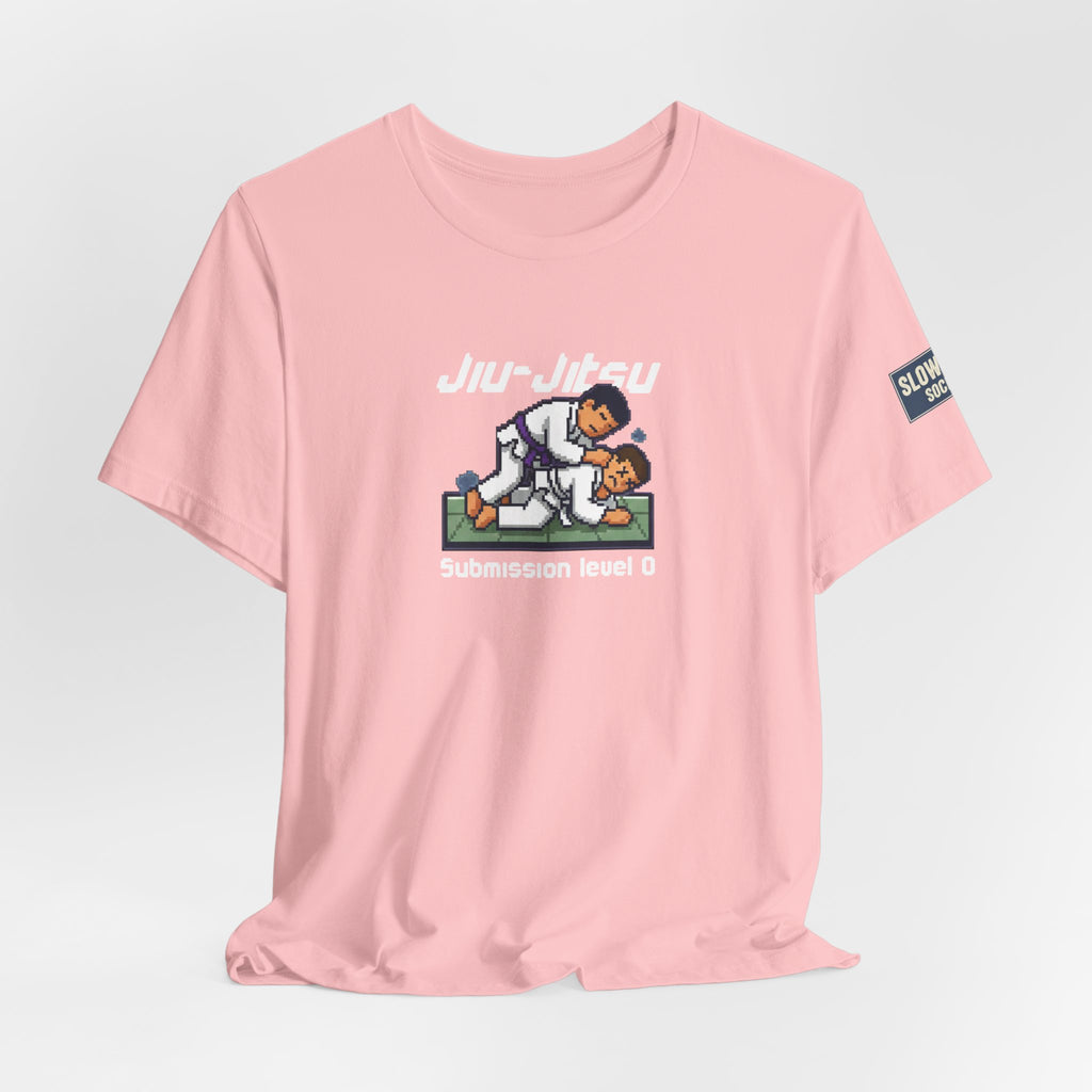 Jiu-Jitsu Graphic Tee – "Submission Level 0" Casual Martial Arts Shirt