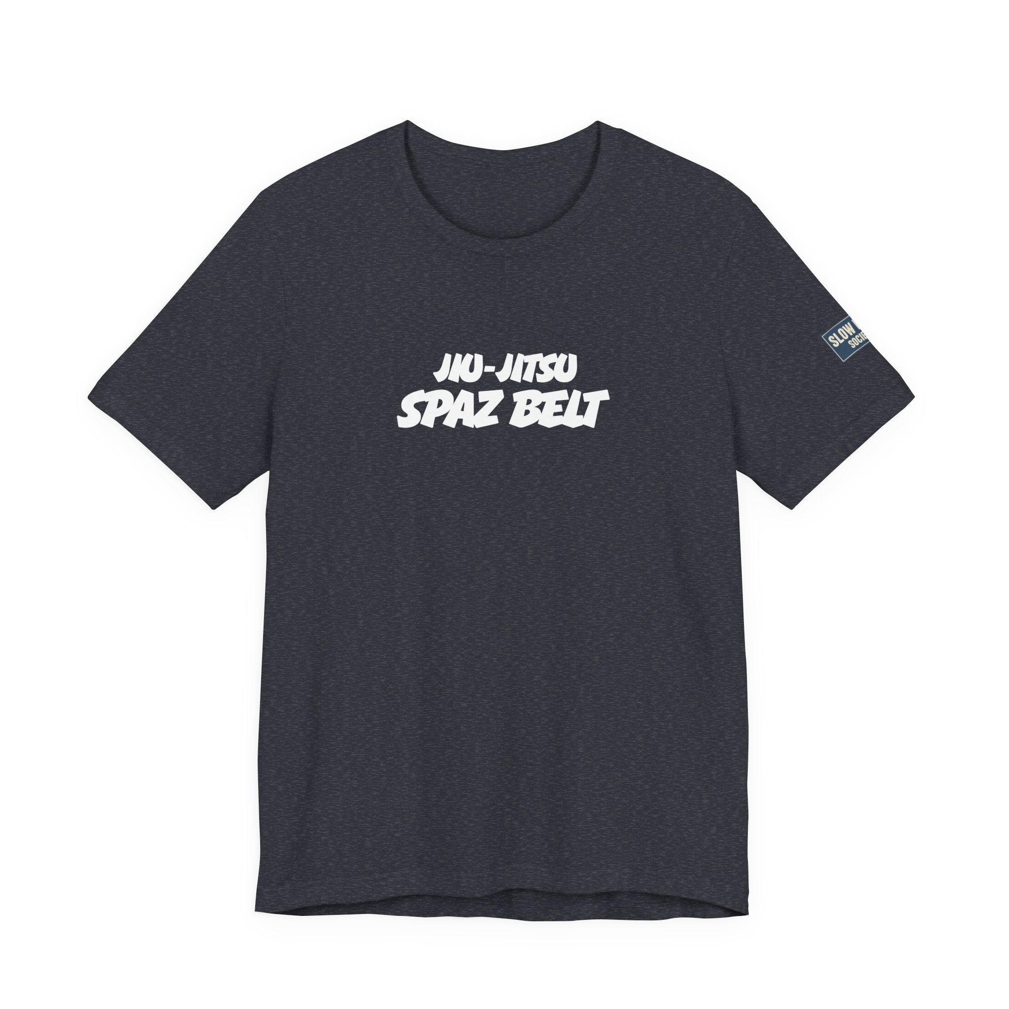 Jiu-Jitsu Spaz Belt Tee -White Belt Humor