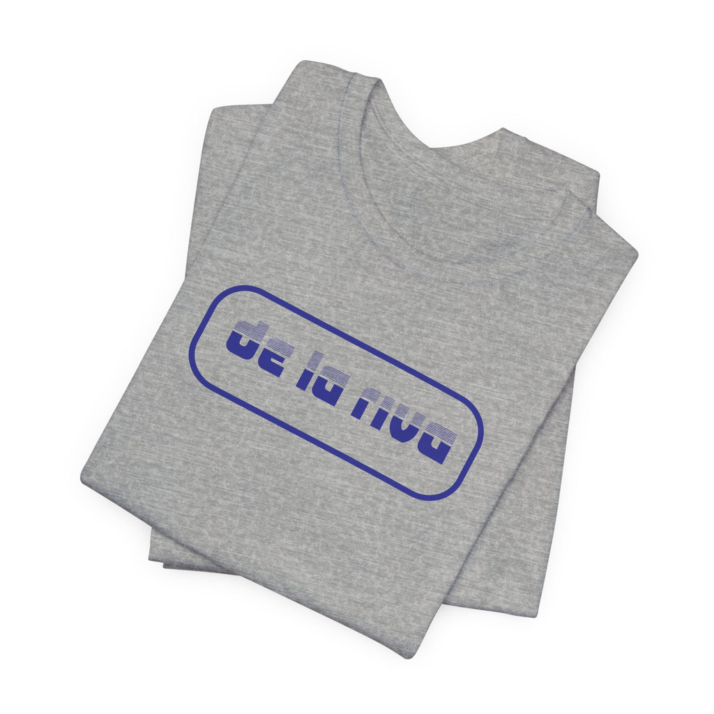 De La Riva Tee — Blue Graphic T-Shirt