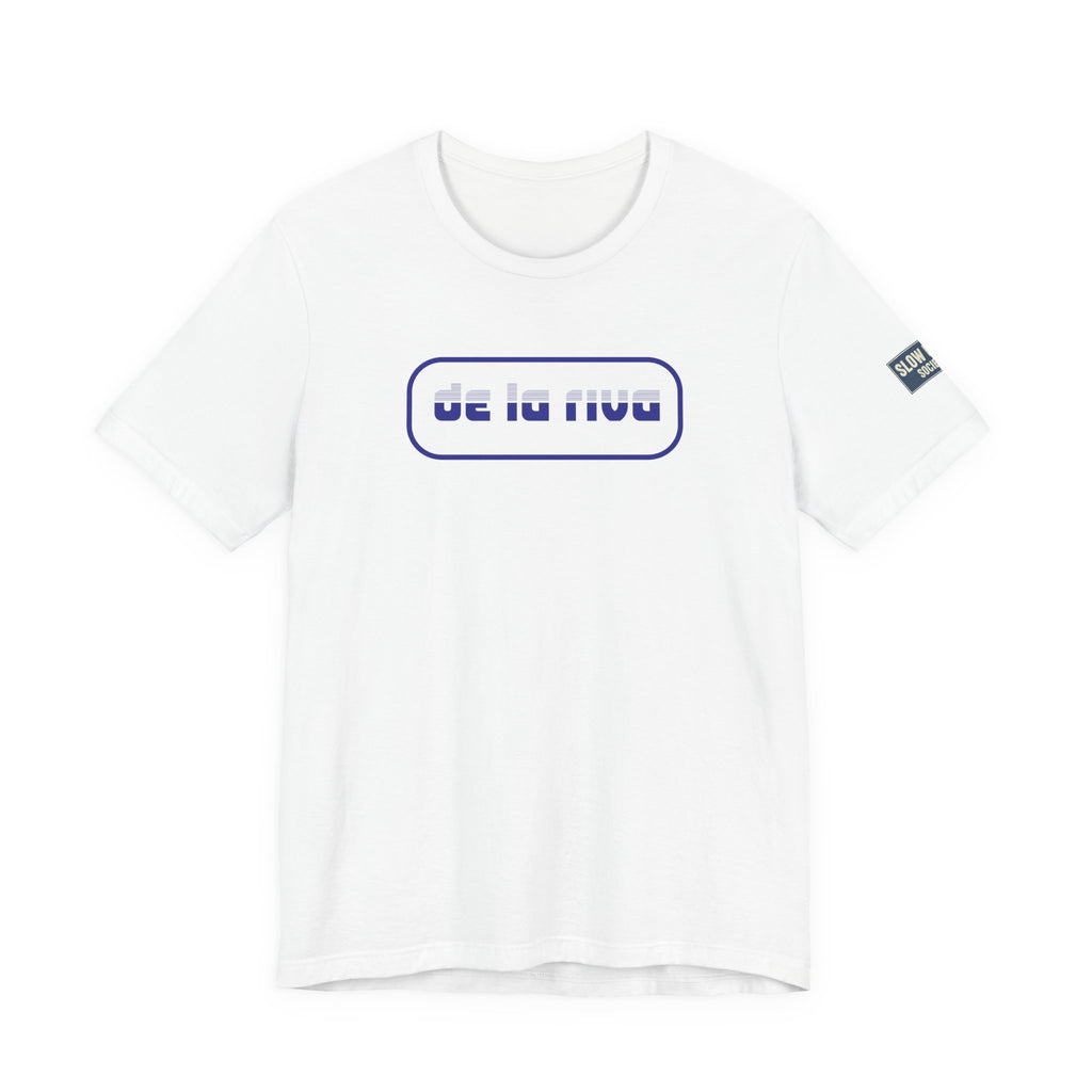 De La Riva Tee — Blue Graphic T-Shirt