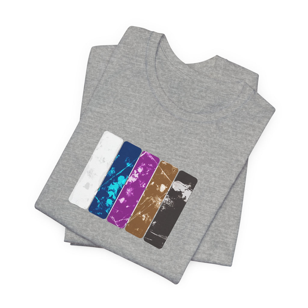 Jiu Jitsu Belt Rank T-Shirt — BJJ Belt Rank Textured Graphic Crew Tee