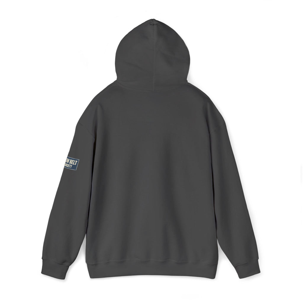 Jiu-Jitsu Blue Belt Hoodie – Minimal Stencil Martial Arts Sweatshirt