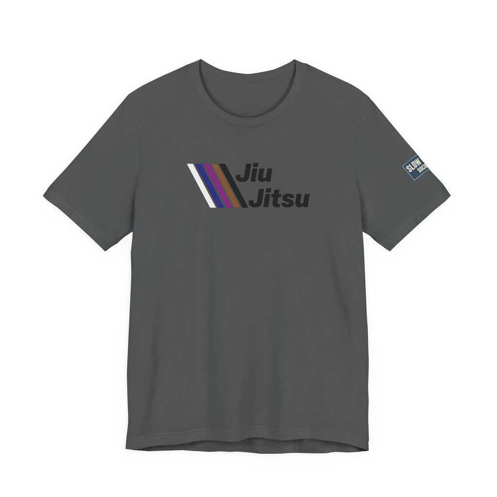 Jiu Jitsu Stripes Tee — Retro Martial Arts T‑Shirt
