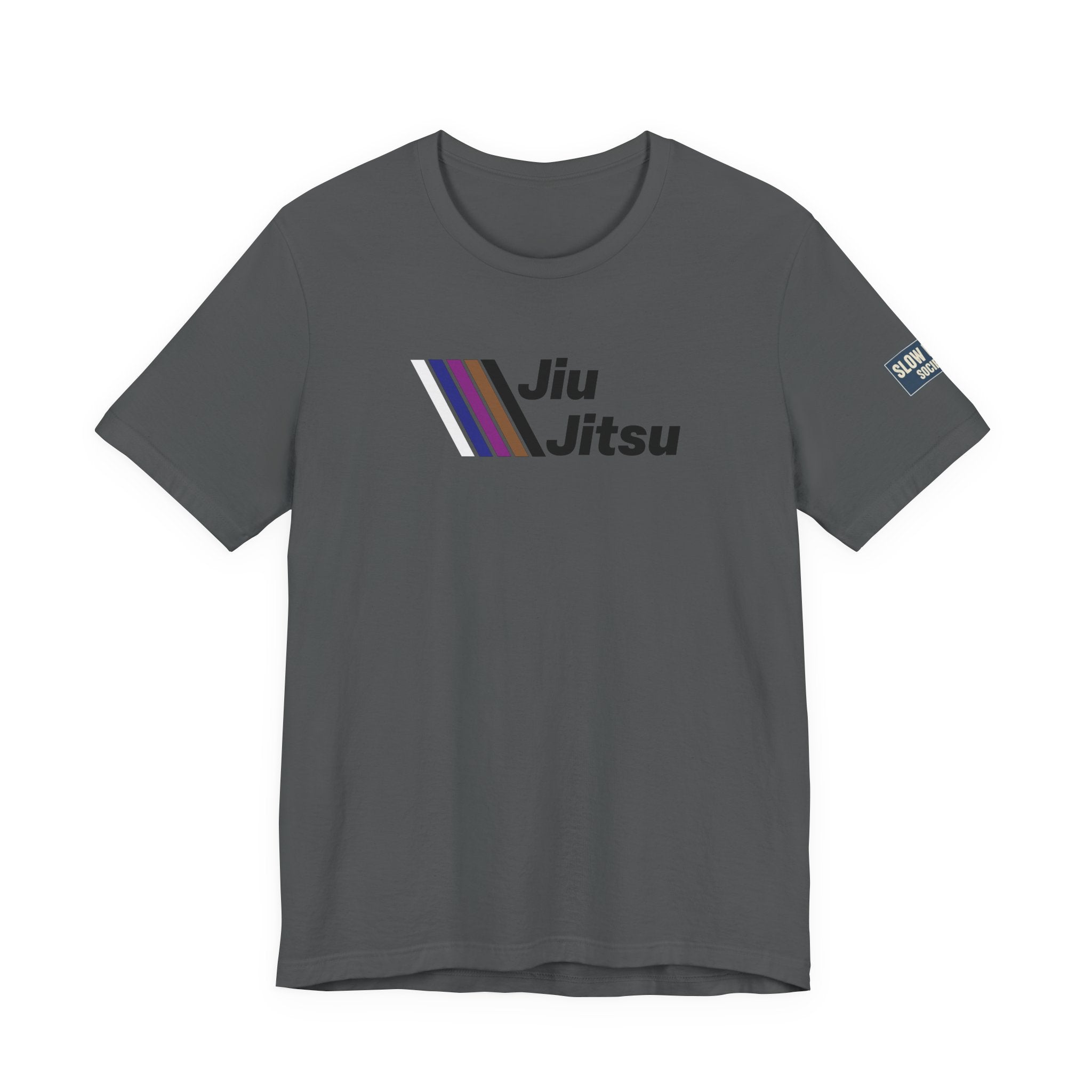 Jiu Jitsu Stripes Tee — Retro Martial Arts T‑Shirt