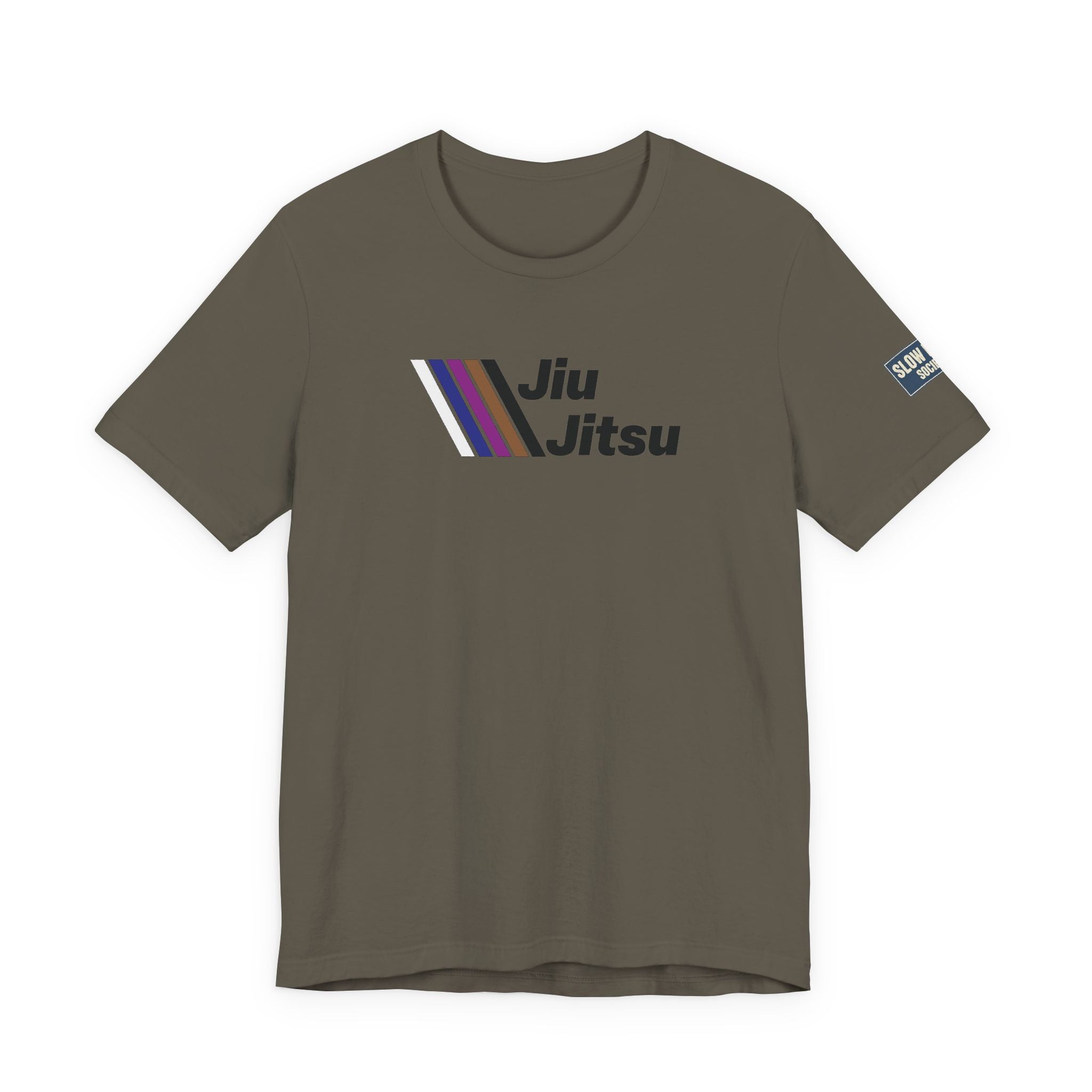 Jiu Jitsu Stripes Tee — Retro Martial Arts T‑Shirt
