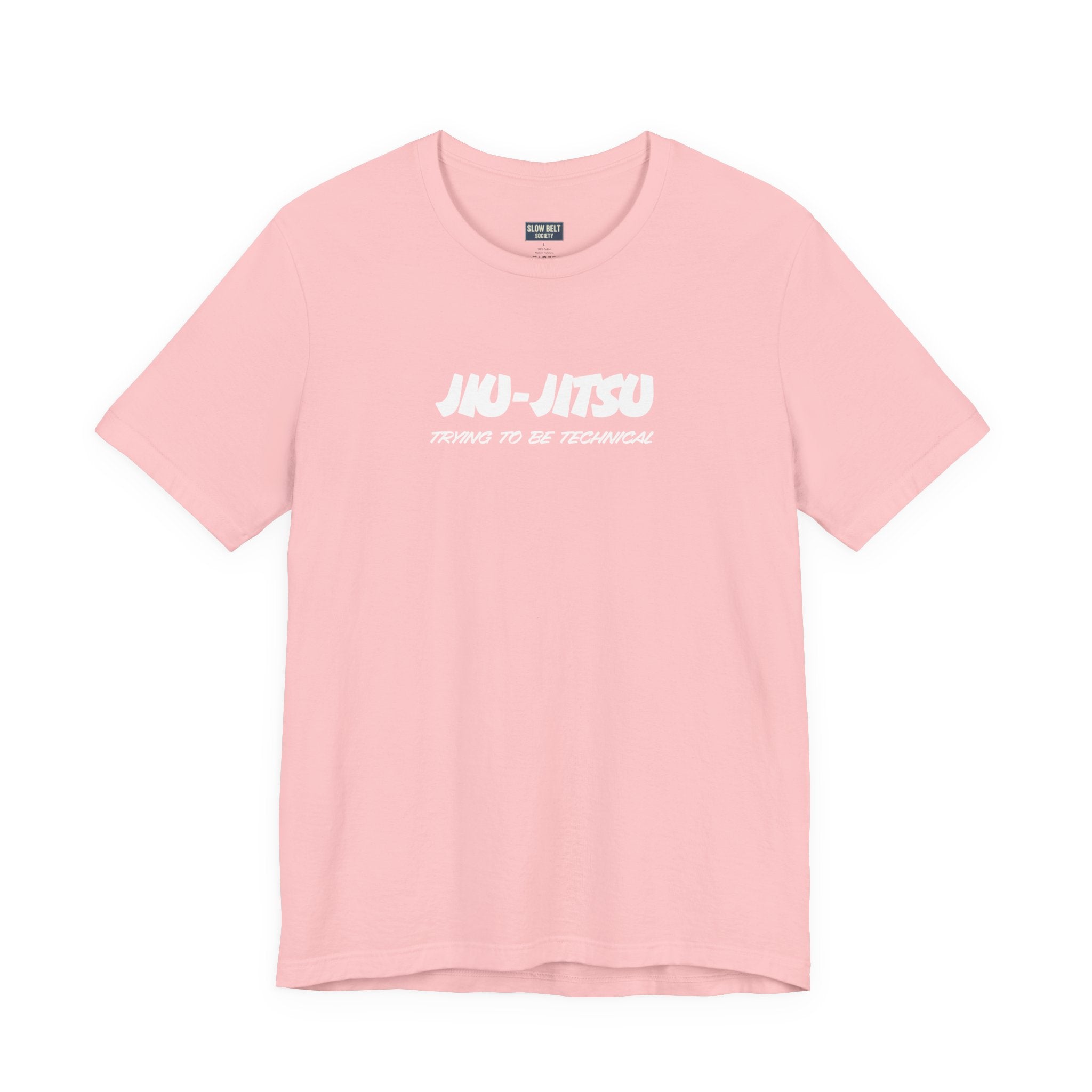 Jiu-Jitsu Training Tee – "Jiu-Jitsu: Trying to Be Technical" Cotton Shirt