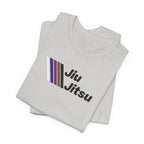 Jiu Jitsu Stripes Tee — Retro Martial Arts T‑Shirt