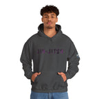 Jiu-Jitsu Purple Belt Hoodie – Minimal Stencil Martial Arts Pullover