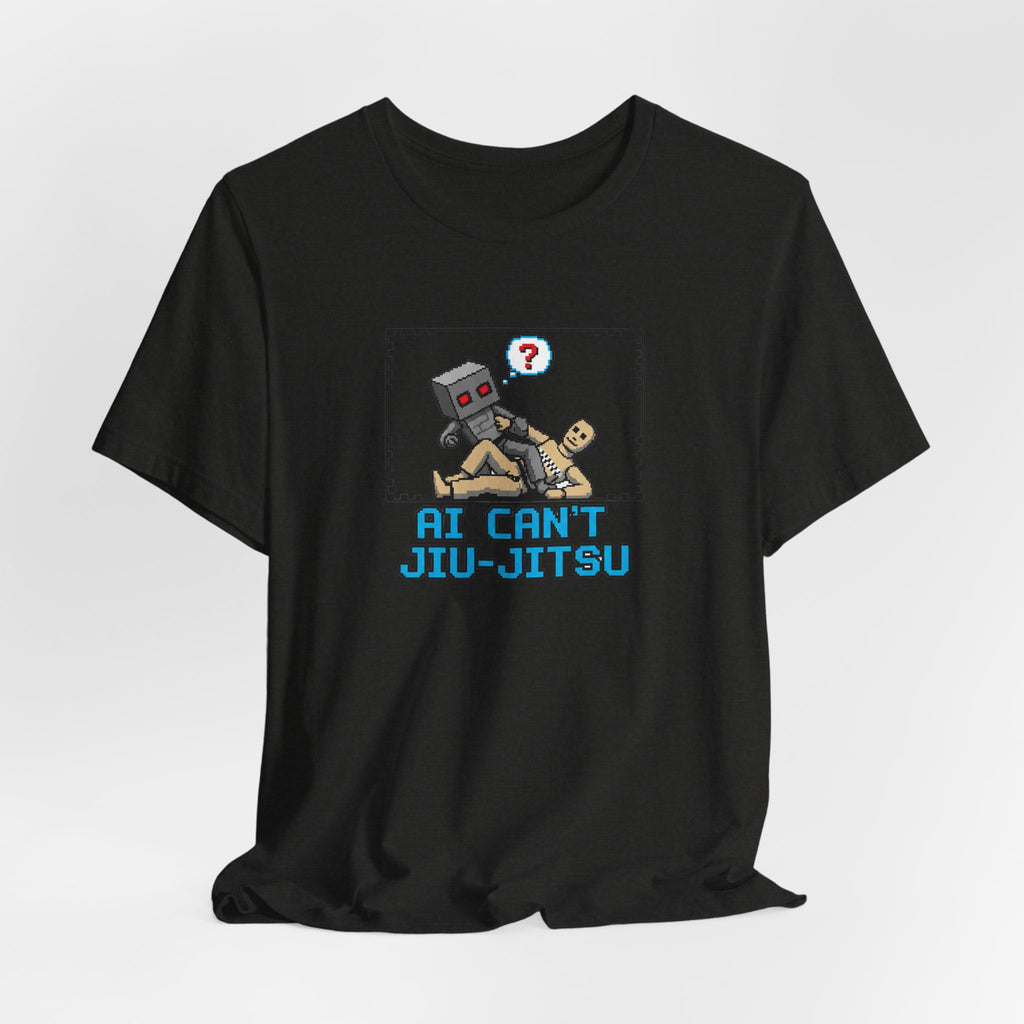 Jiu-Jitsu Robot Graphic Tee — "AI Can't Jiu-Jitsu"