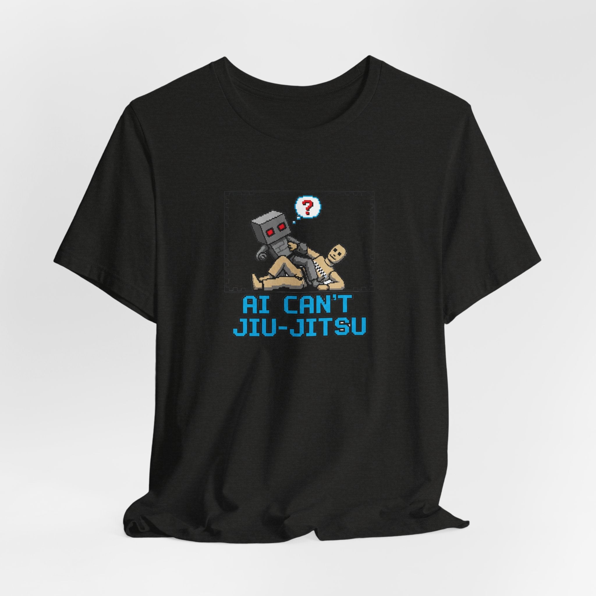 Jiu-Jitsu Robot Graphic Tee — "AI Can't Jiu-Jitsu"