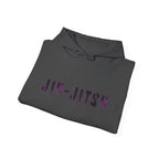 Jiu-Jitsu Purple Belt Hoodie – Minimal Stencil Martial Arts Pullover