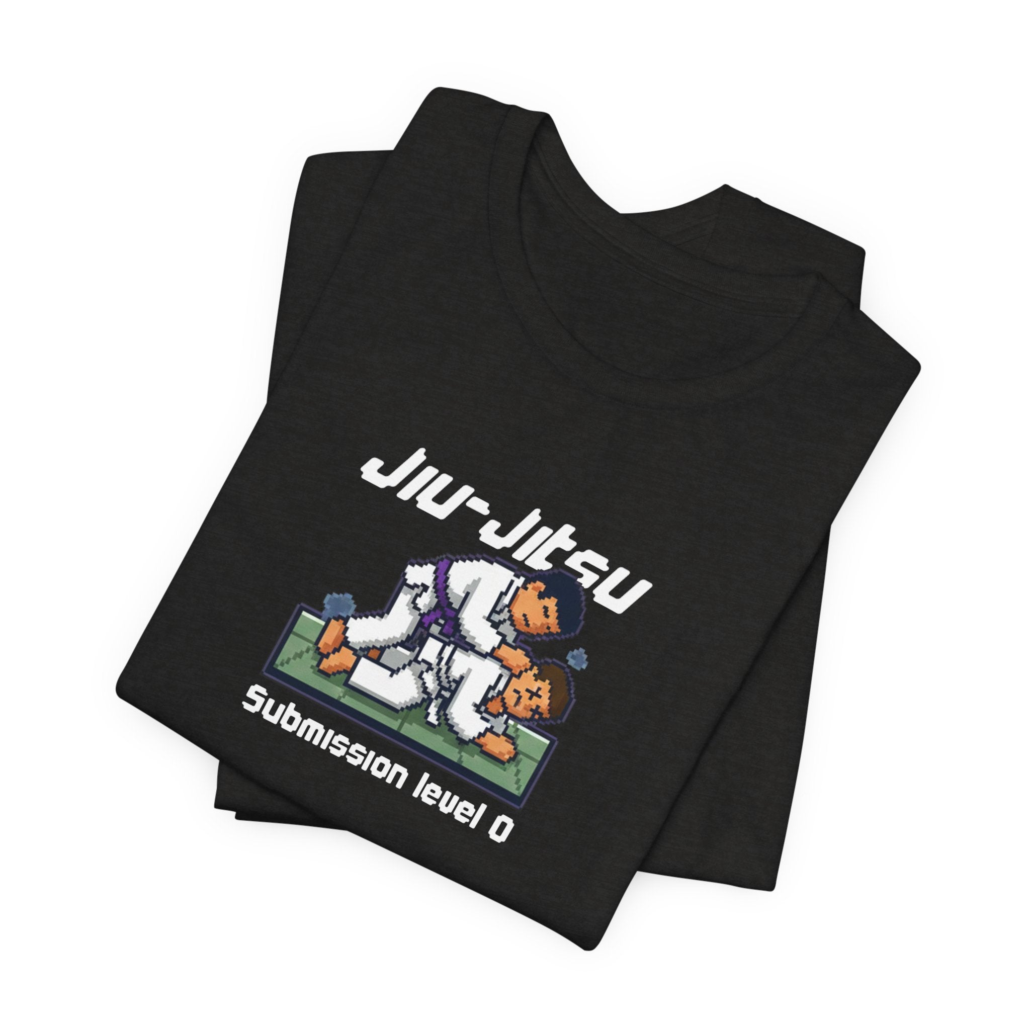 Jiu-Jitsu Graphic Tee – "Submission Level 0" Casual Martial Arts Shirt