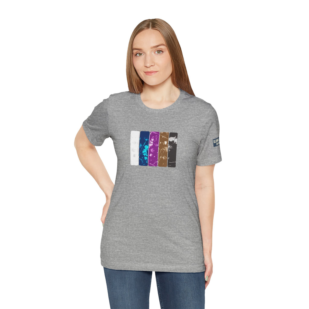 Jiu Jitsu Belt Rank T-Shirt — BJJ Belt Rank Textured Graphic Crew Tee