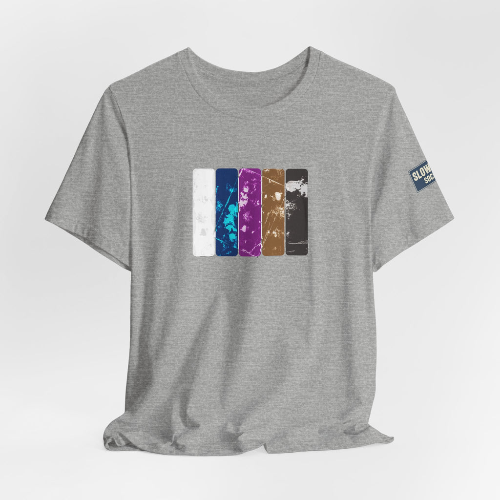 Jiu Jitsu Belt Rank T-Shirt — BJJ Belt Rank Textured Graphic Crew Tee