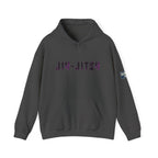 Jiu-Jitsu Purple Belt Hoodie – Minimal Stencil Martial Arts Pullover