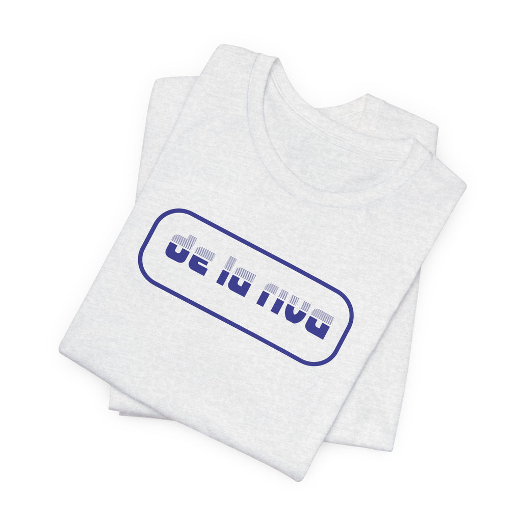 De La Riva Tee — Blue Graphic T-Shirt