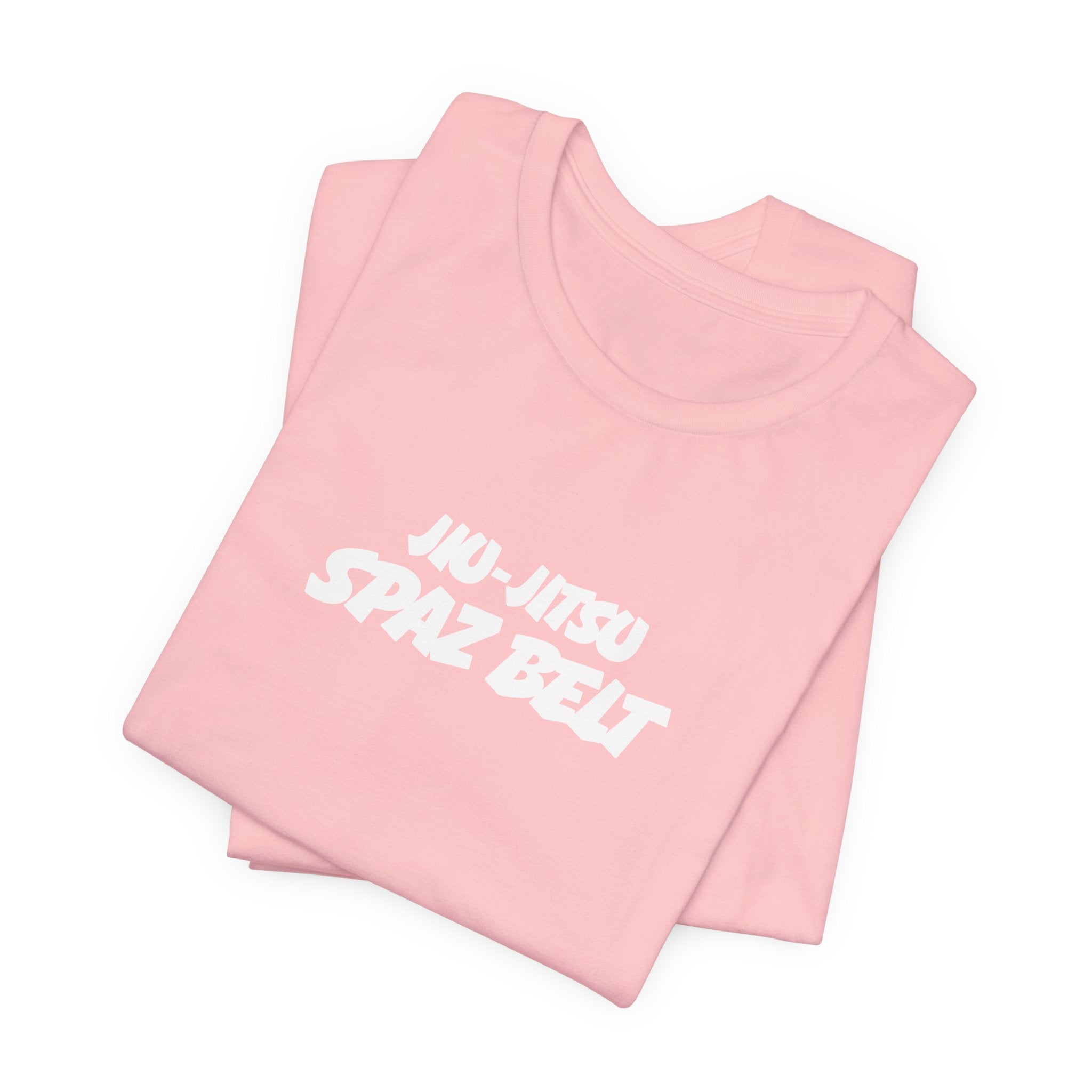 Jiu-Jitsu Spaz Belt Tee -White Belt Humor