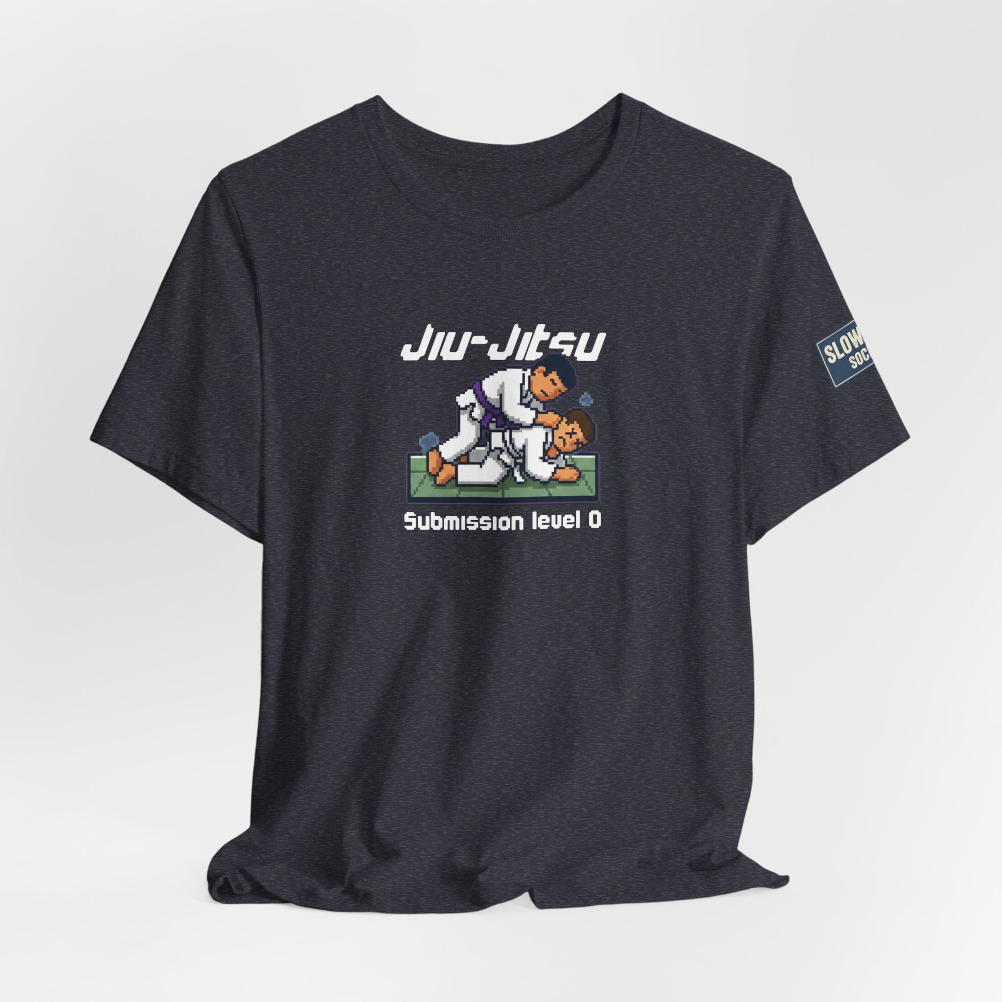 Jiu-Jitsu Graphic Tee – "Submission Level 0" Casual Martial Arts Shirt