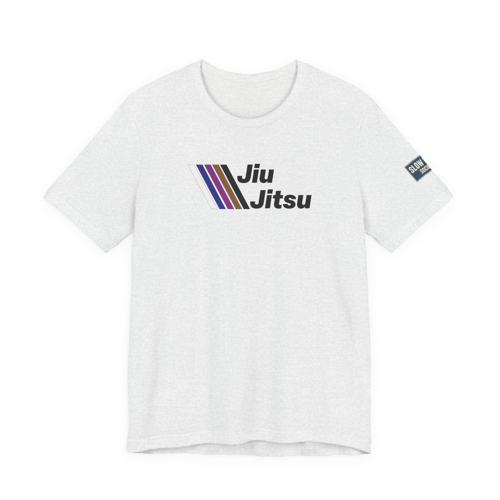 Jiu Jitsu Stripes Tee — Retro Martial Arts T‑Shirt