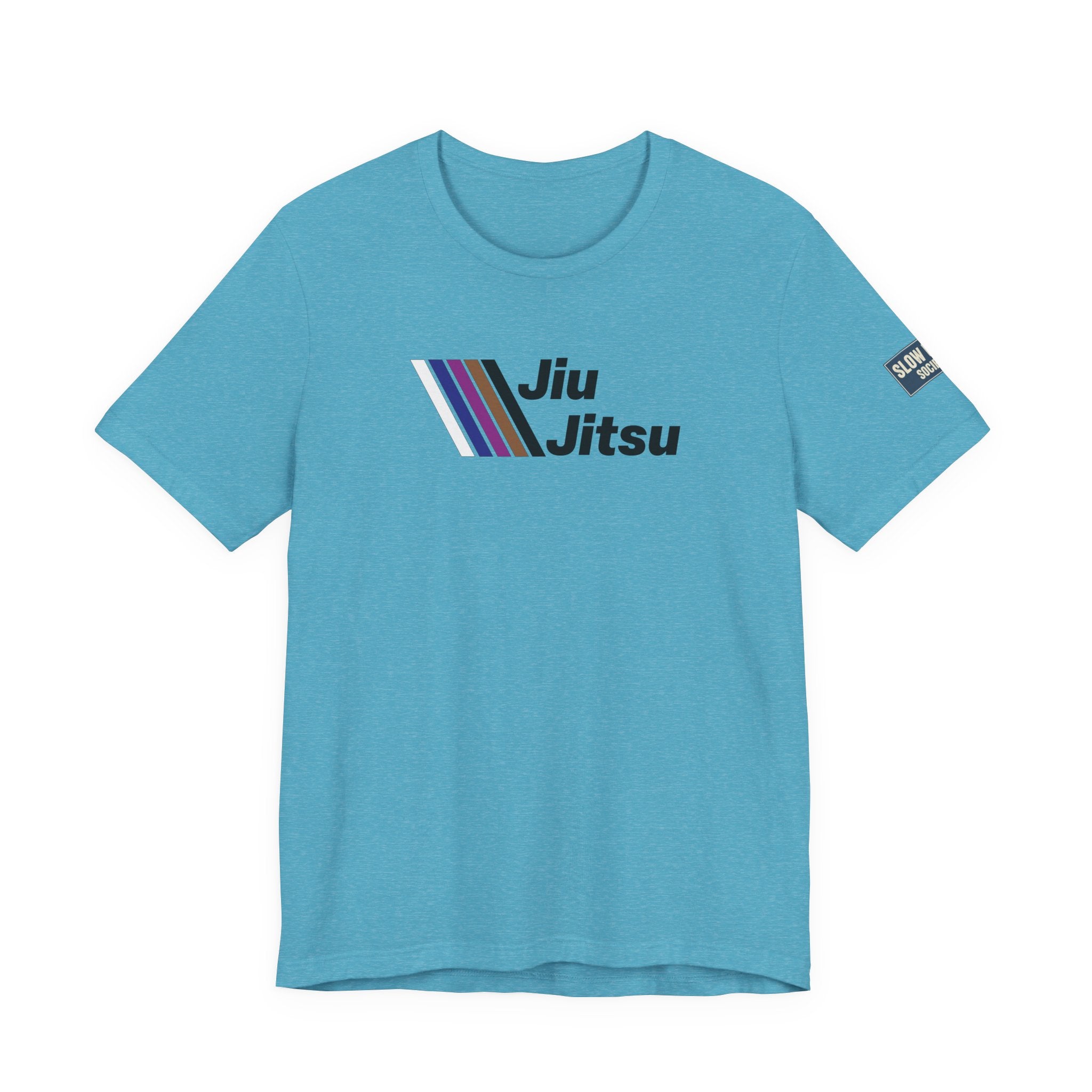 Jiu Jitsu Stripes Tee — Retro Martial Arts T‑Shirt