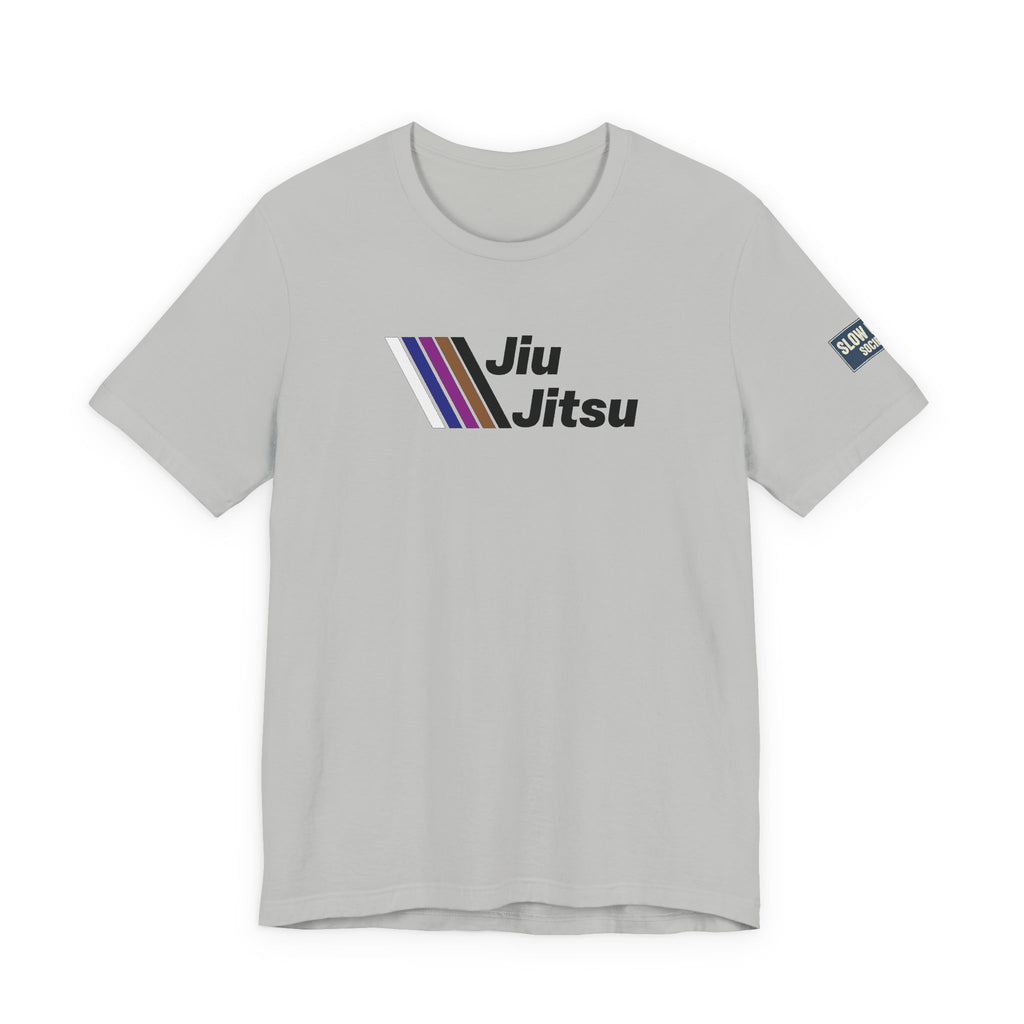 Jiu Jitsu Stripes Tee — Retro Martial Arts T‑Shirt