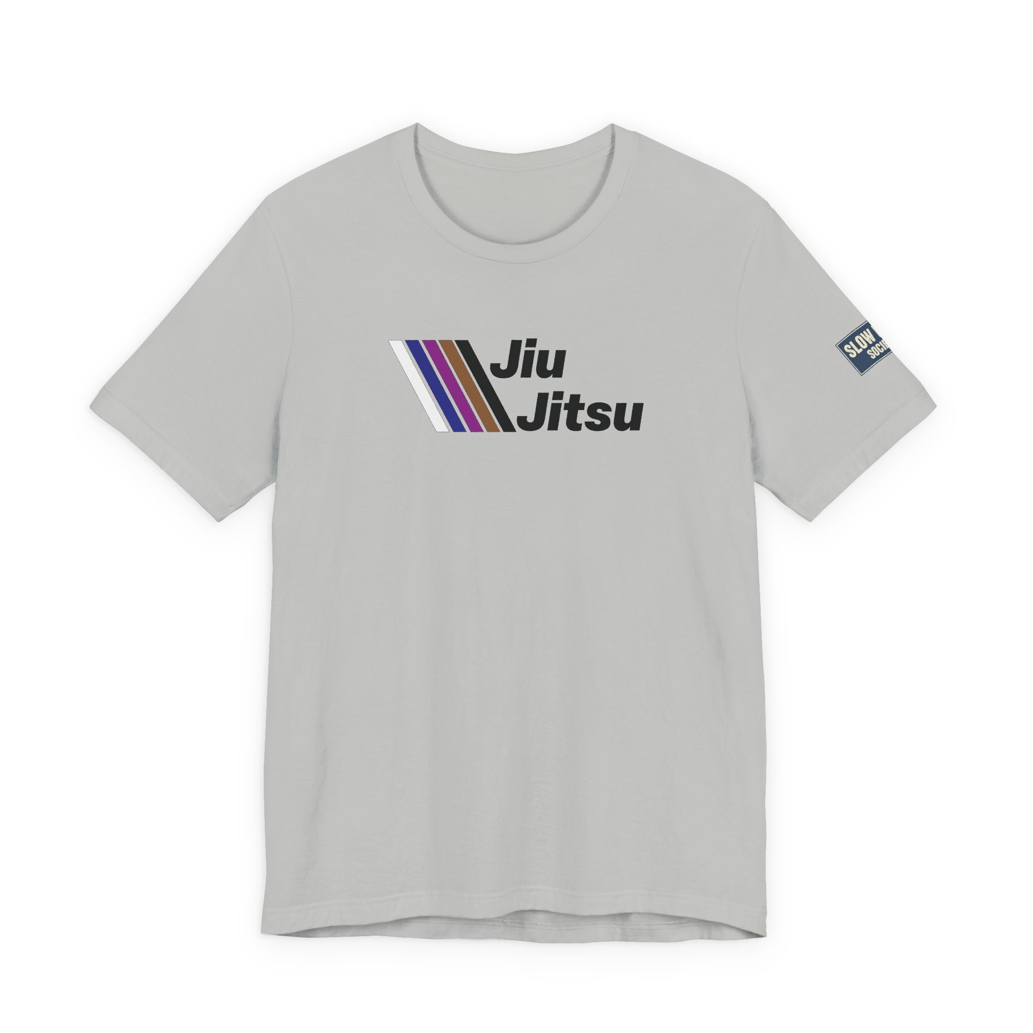 Jiu Jitsu Stripes Tee — Retro Martial Arts T‑Shirt