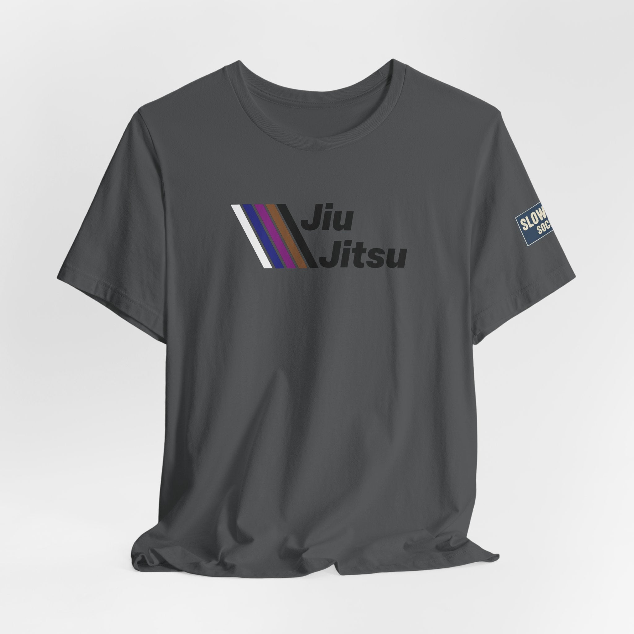 Jiu Jitsu Stripes Tee — Retro Martial Arts T‑Shirt