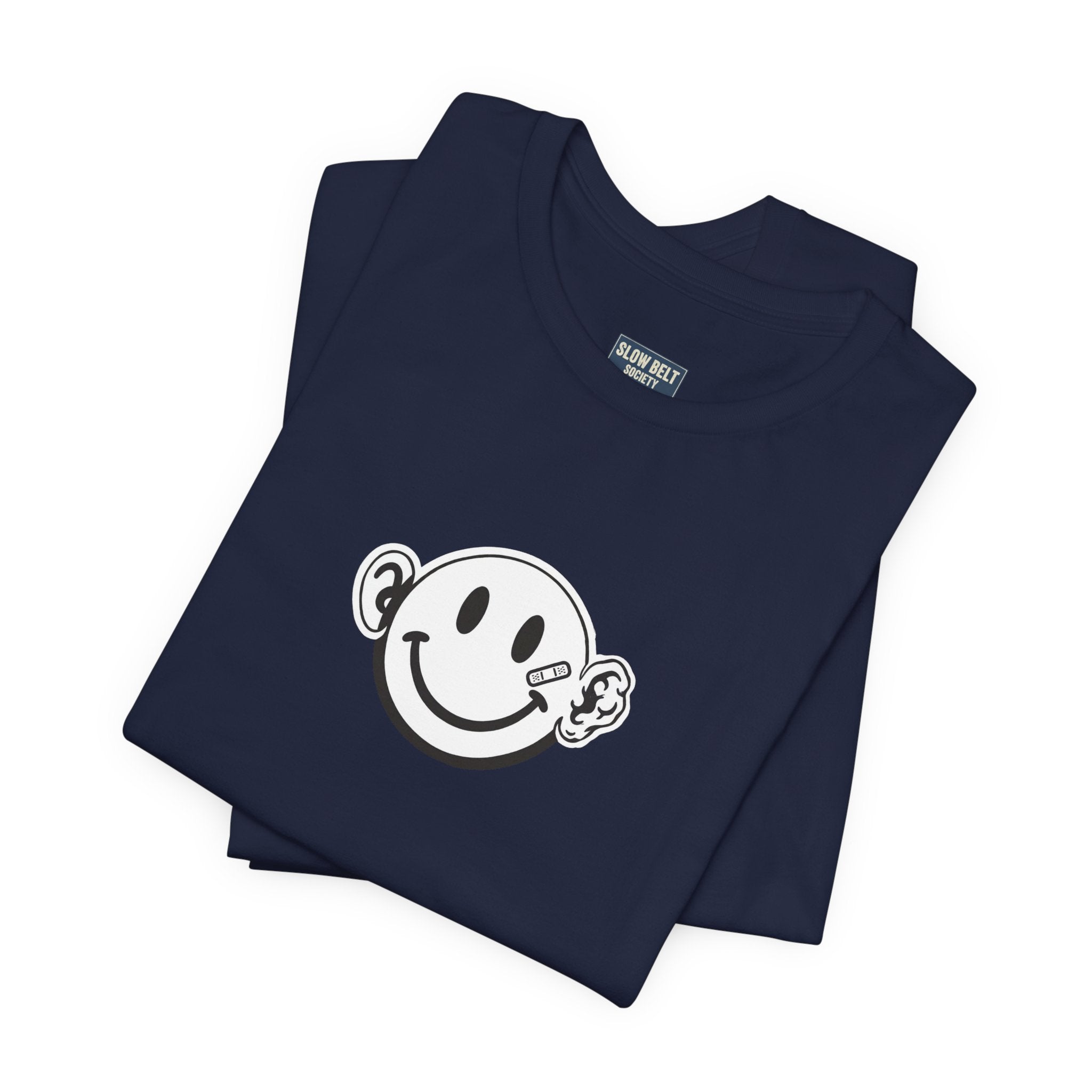 Smiley Street Cred Graphic Tee — Cauliflower Ear Smiley Face T-Shirt