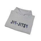 Jiu-Jitsu Blue Belt Hoodie – Minimal Stencil Martial Arts Sweatshirt