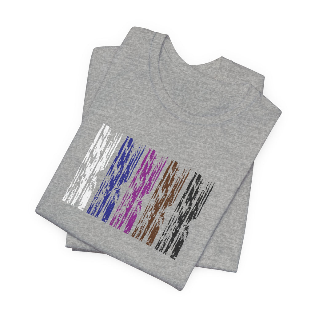 Jiu Jitsu Belt Rank Tee — BJJ Belt Color Barcode Design