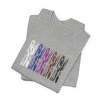 Jiu Jitsu Belt Rank Tee — BJJ Belt Color Barcode Design