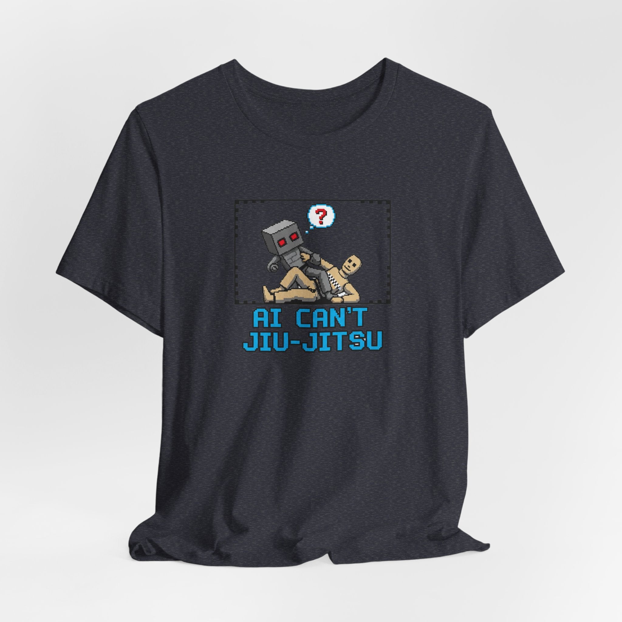 Jiu-Jitsu Robot Graphic Tee — "AI Can't Jiu-Jitsu"