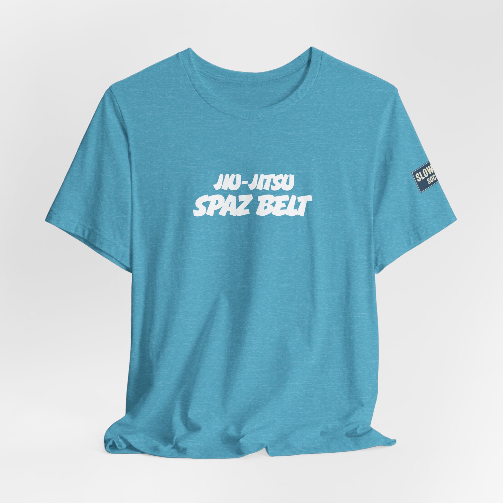 Jiu-Jitsu Spaz Belt Tee -White Belt Humor