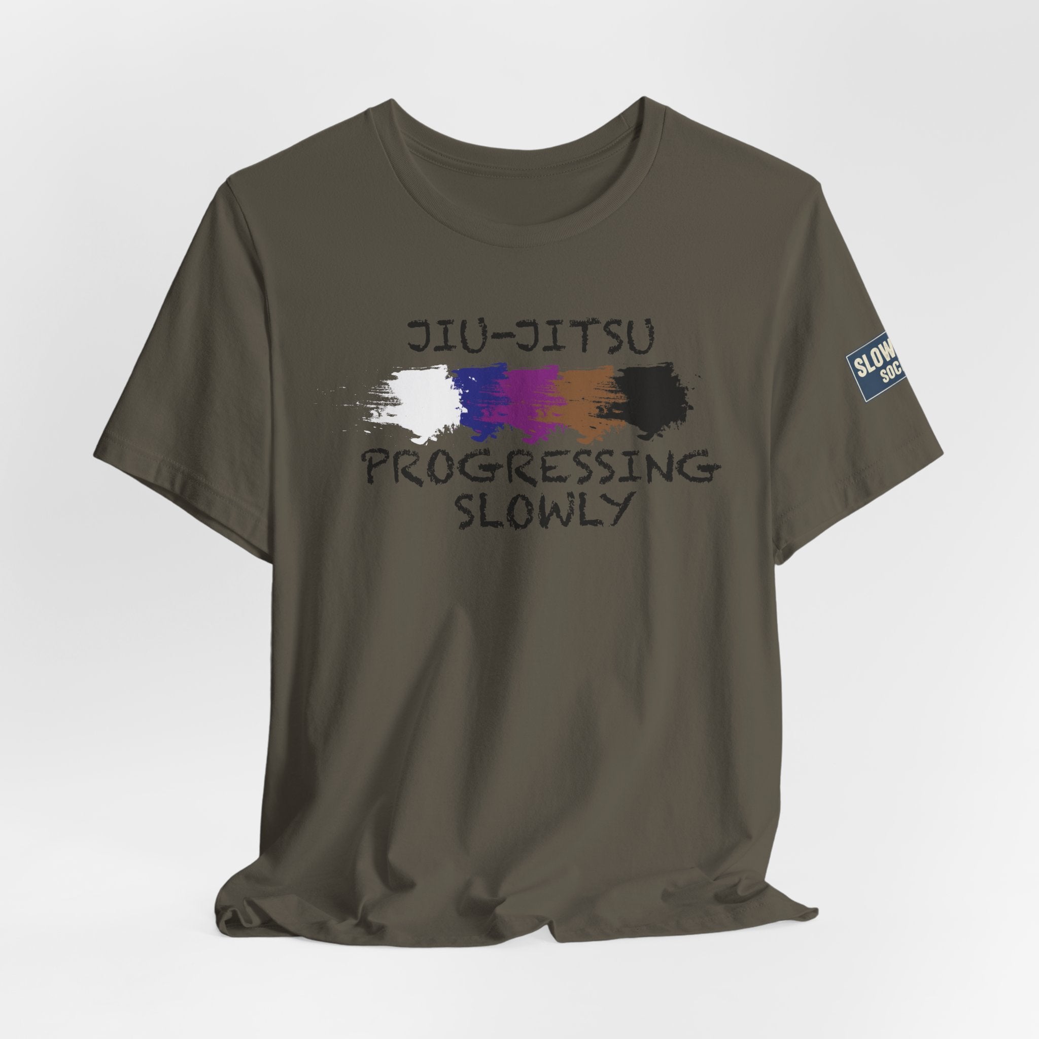 Jiu-Jitsu Progressing Slowly Tee — Casual Martial Arts Training Shirt