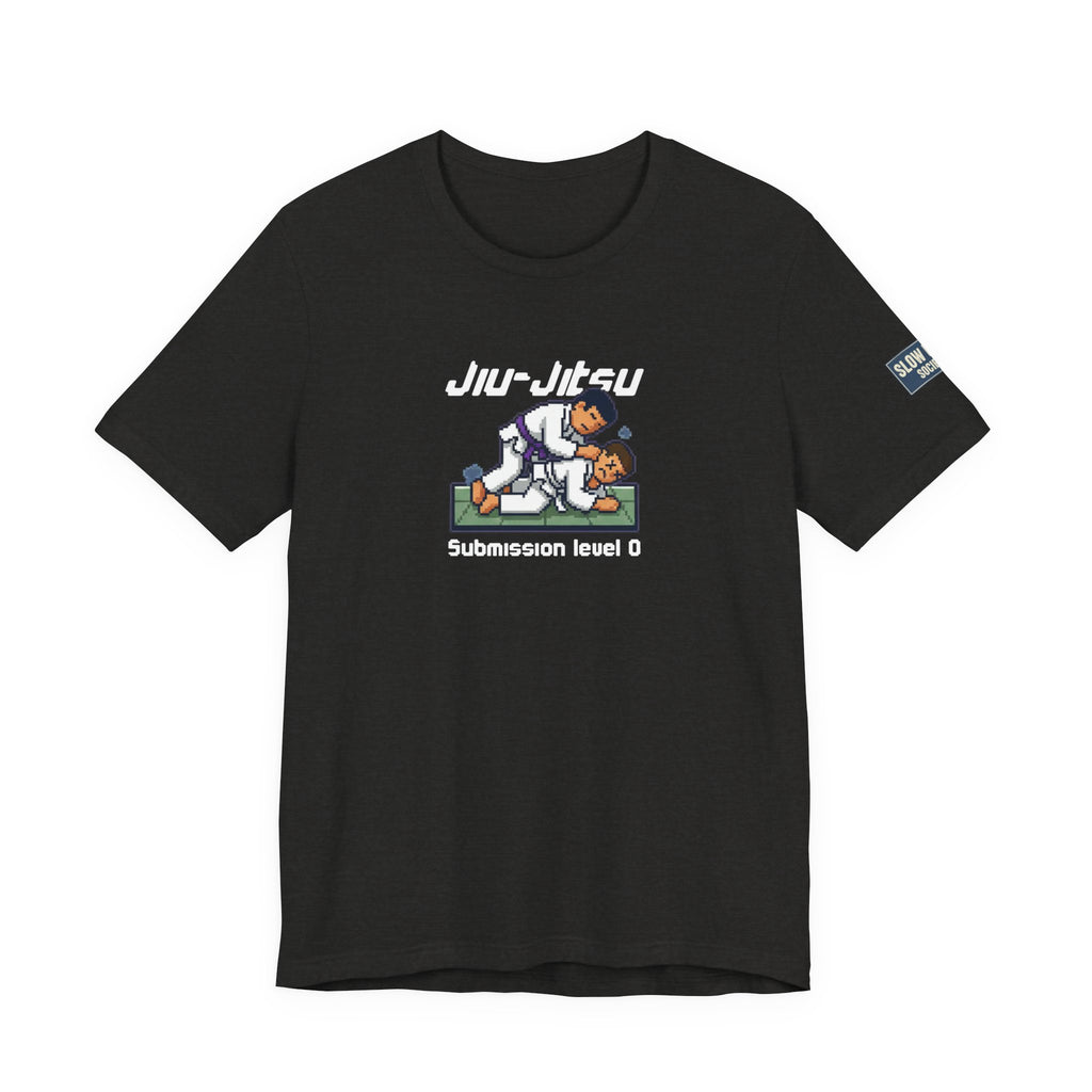 Jiu-Jitsu Graphic Tee – "Submission Level 0" Casual Martial Arts Shirt