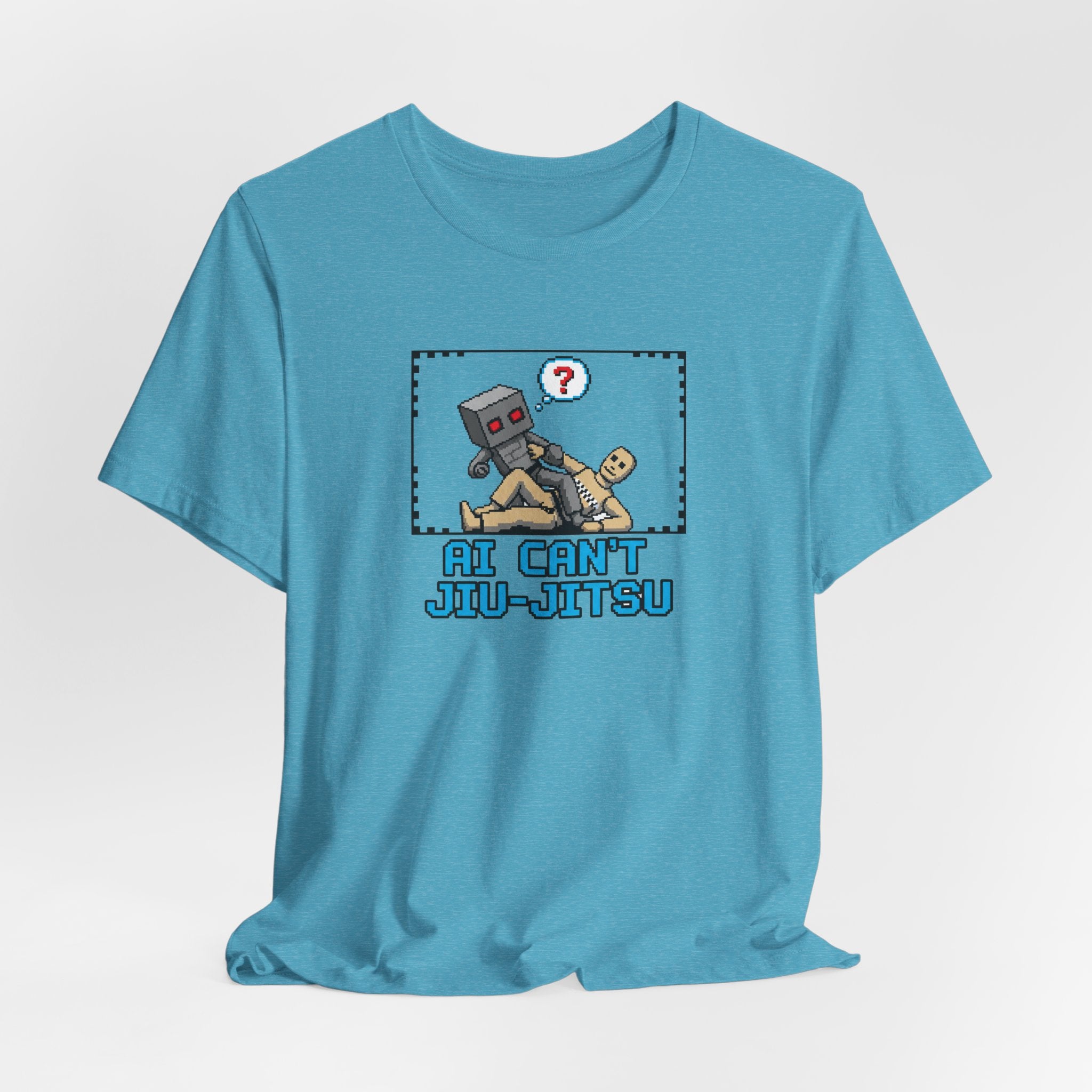Jiu-Jitsu Robot Graphic Tee — "AI Can't Jiu-Jitsu"