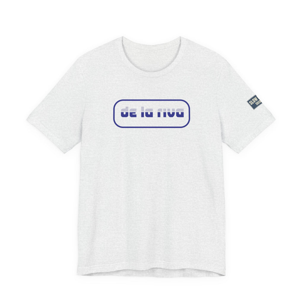 De La Riva Tee — Blue Graphic T-Shirt