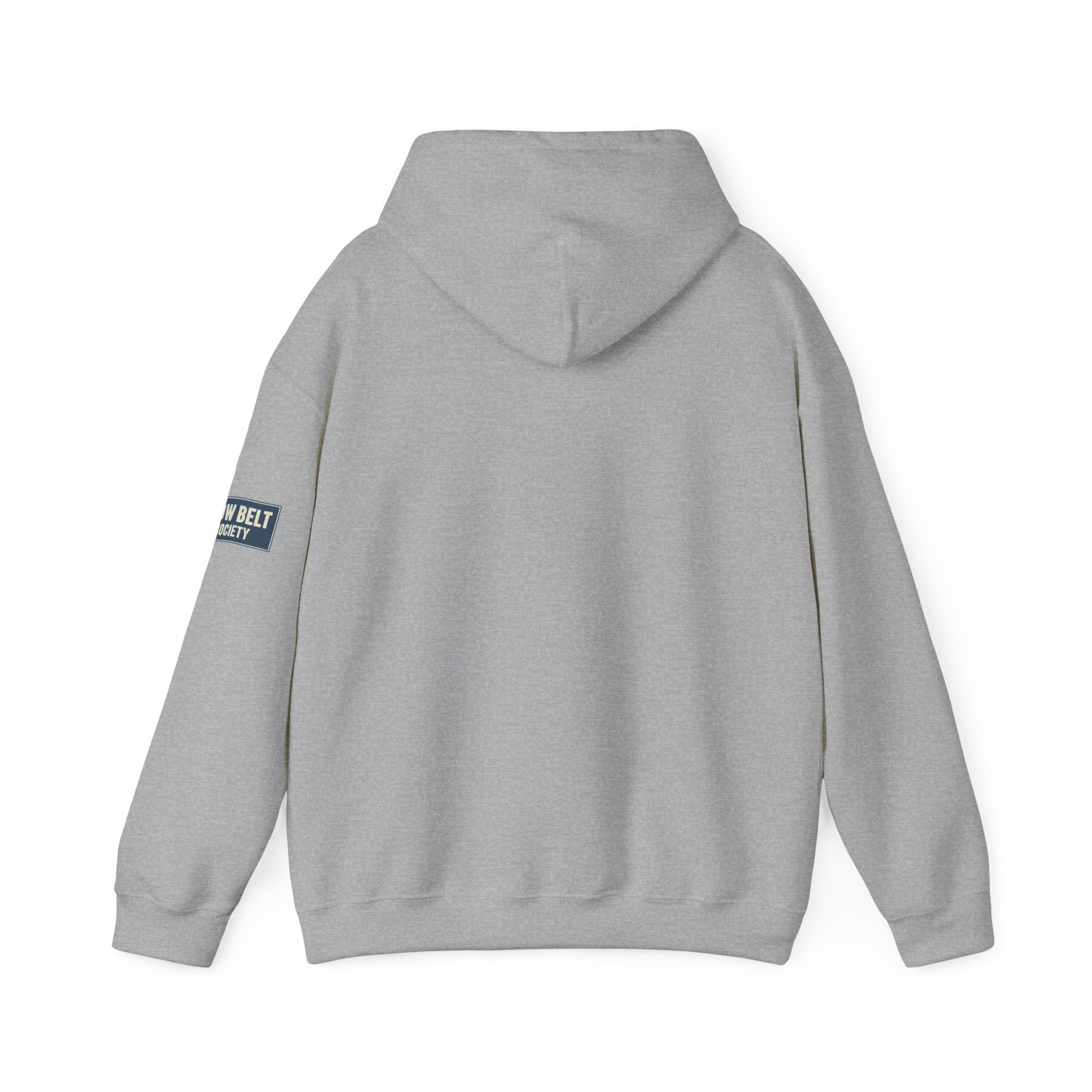 Jiu-Jitsu Blue Belt Hoodie – Minimal Stencil Martial Arts Sweatshirt