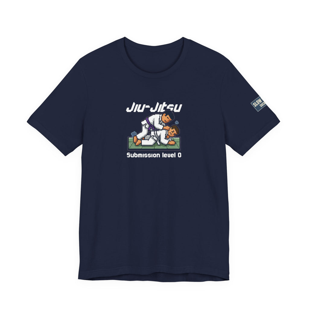 Jiu-Jitsu Graphic Tee – "Submission Level 0" Casual Martial Arts Shirt