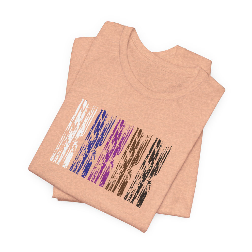 Jiu Jitsu Belt Rank Tee — BJJ Belt Color Barcode Design