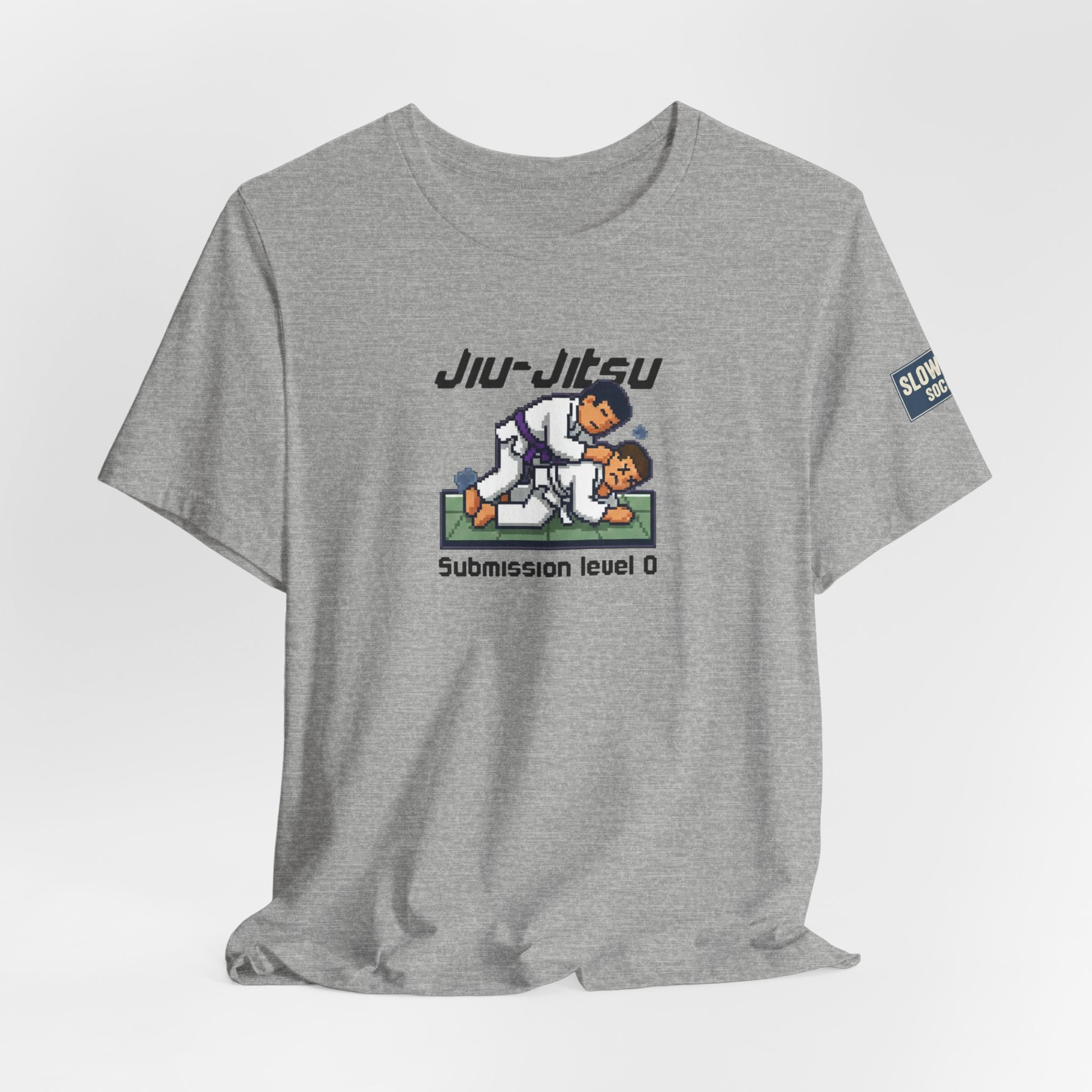 Jiu-Jitsu T-Shirt — "Submission Level 0" 8Bit Gaming Humor Tee