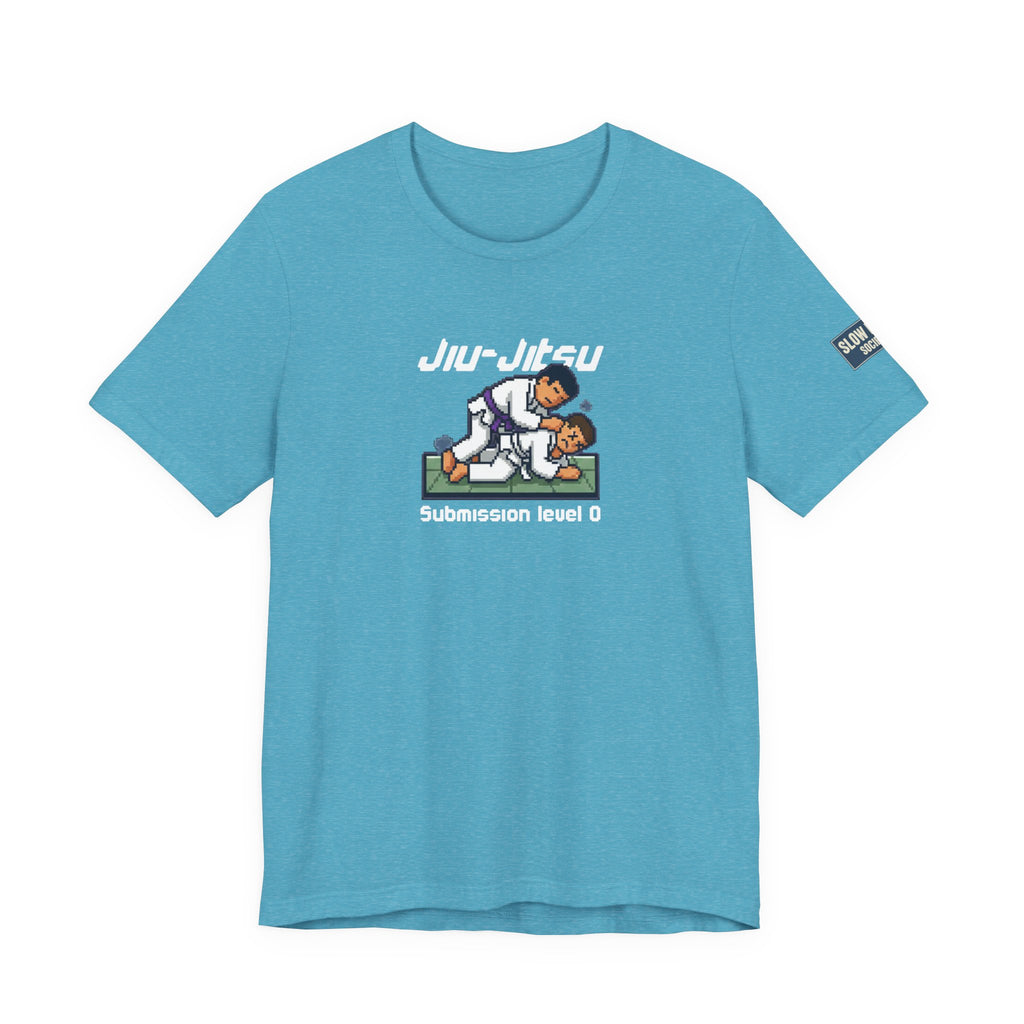 Jiu-Jitsu Graphic Tee – "Submission Level 0" Casual Martial Arts Shirt