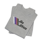 Jiu Jitsu Stripes Tee — Retro Martial Arts T‑Shirt