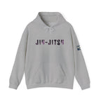 Jiu-Jitsu Purple Belt Hoodie – Minimal Stencil Martial Arts Pullover